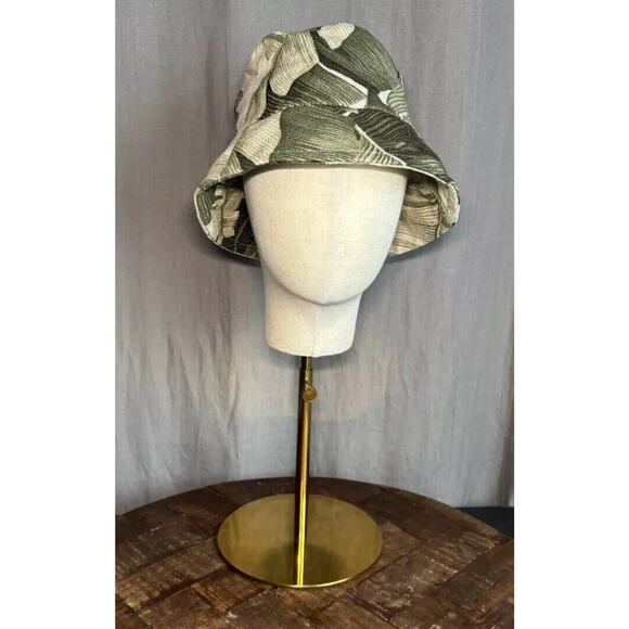 JUNGLE GURL KONA Bucket Hat Green Banana Leaf Kainoa Medium Hawaiian main image 13